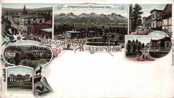 Tátra Poprád Huszpark litho