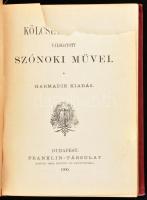 Kölcsey Ferenc válogatott szónoki művei. Parainesis és egyéb szónoki művek. Bp., 1900, Franklin. Har...
