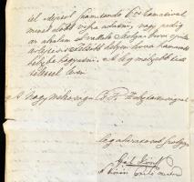 1855 Nagykőrös, Gál József kőrösi építő mester kérelme a helytartótanácshoz, 15 kr. okmánybélyeggel,...