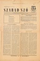 1956 Forradalmi újsággyűjtemény, összesen kb. 30 db, közte 3 db induló számmal (I. évf. 1. sz.), veg...