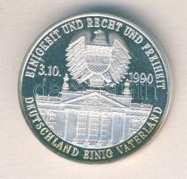 Németország 1990. "Richard von Weizsäcker" Ag 14,4g emlékérem T:PP