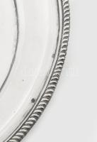 Ezüst (Ag) tálca XX. sz eleje, Dianás jelzéssel, T mesterjeggyel. Össz 1060 g 48x35 cm