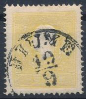 1858 2kr IIa. világossárga / light yellow "FIUME" Certificate: Ferchenbauer