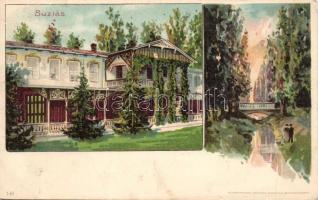 Buziásfürdő villa litho