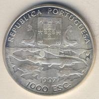 Portugália 1997. 1000Esc Ag "Óceáni expedíció - 100. évforduló" T:BU