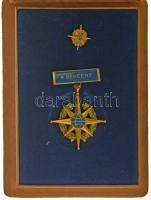 1980 k. "A Békéért" zománcozott fém kitüntetés eredeti, tokban miniatűrrel T:AU