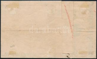 ~1859 3kr black, type Ia. on local cover (a bit incomplete) "DEBRECZIN" Certificate: Pusch...