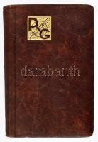 1939-40 Richter Gedeon orvosi zsebnaptár, számos bejegyzéssel, páciensek neveivel stb