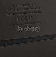 Polo műbőr aktatáska kis kopással 33x23 cm