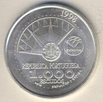 Portugália 1998. 1000Esc Ag "Óceáni Expo Nemzetközi Éve" T:BU