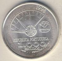 Portugália 1998. 1000Esc Ag "Óceáni Expo Nemzetközi Éve" T:BU