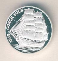 Németország 1996. "Gorch-Fock" hajó Ag 10g emlékérem T:PP