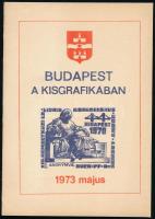 1973 Budapest a kisgrafikában. Ex libris és alkalmi grafikai kiállítás az Építők Műszaki Klubjában. Bp., 1973., Építők Műszaki Klubja, 13 p. A címlapon Fery Antal fametszetével, az 1. oldalon Diskay Lenke fametszetével. Kiadói papírkötés.