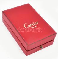 Cartier aranyozott öngyújtó, eredeti dobozában, működik, szép állapotban, tanusítvánnyal h: 7 cm / C...