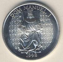 Portugália 1998. 1000Esc Ag "I. Mánuel király, hajók" T:BU