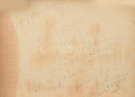 Lakatos Edit (1950-). Könnyező madonna. Olaj, vászon. Hátoldalán Lakatos Edit autográf ajándékozási ...