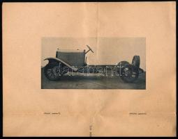 1925 A Fejes Lemezmotor gyár képes automobil és motor katalógusa teljesítmény adatokkal, franciául 1...