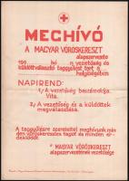 cca 1940-1960 Vöröskeresztes újság, prospekt, igazolvány, plakát,