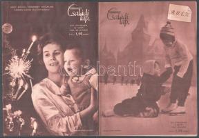 cca 1940-1960 Vöröskeresztes újság, prospekt, igazolvány, plakát,