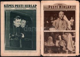 cca 1930 A Képes Pesti Hírlap melléklet 23 db Horthy Miklóst szerepeltető száma