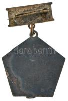 1961. "A Szakma Ifjú Mestere Ezüst Fokozat" részben zománcozott, ezüstözött bronz jelvény ...