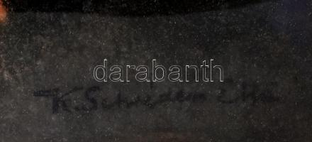 Schréder Etta (Kárpáthy Jenőné) ( 1895 - 1970): Hölgy portré. Pasztell, papír, jelzett, Üvegezett sé...