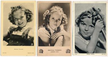 Shirley Temple - 3 db régi képeslap / 3 pre-1945 postcards