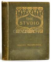 1902 The Studio c. művészeti lap teljes évfolyama bekötve, egészvászon kötésben