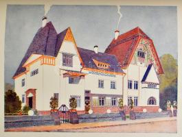 1902 The Studio c. művészeti lap teljes évfolyama bekötve, egészvászon kötésben