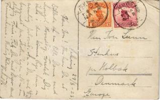 1923 Kínai fejdíszes lány, folklór / Chinese folklor, photo (EB)