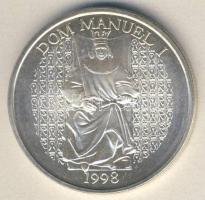 Portugália 1998. 1000Esc Ag "I. Mánuel király, hajók" T:BU