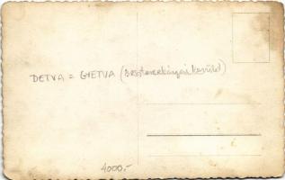 Gyetva, Detva; Besztercebányai kerület utca részlet, üzlet / street view, shop, photo (fl)