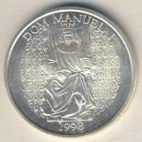 Portugália 1998. 1000Esc Ag "I. Mánuel király, hajók" T:BU