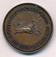 Sebestyén Sándor (1949-2010) DN "VII. Fogathajtó Világbajnokság Szilvásvárad - Eger" bronz emlékérem (42,5mm) T:AU patina