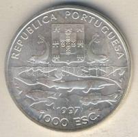 Portugália 1997. 1000Esc Ag "Óceáni expedíció - 100. évforduló" T:BU