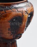 Pázmándy Antal: Arcképes kaspó. Jelzéssel, arc orránál egy az alkotó által eszközölt javítással, m: ...