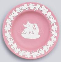 Wedgewood porcelán tányér plasztikus díszítéssel biszkvit d: 11 cm