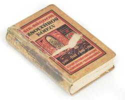Sík Sándor: Zsoltároskönyv. Sebes Ferenc bevezetőjével és jegyzeteivel. Bp., 1922., Szent István-Társulat. első kiadás. Sorszámozott, aláírt 132/300. Kiadói sérült papíkötésben