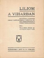 Walter János: Liliom a viharban. Búcsúszó a háborúba induló tanítványokhoz s egyuttal baráti figyelm...