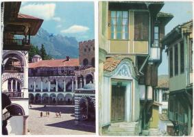BULGÁRIA - 25 db MODERN város képeslap, színes és fekete-fehér lapok az 1950-es évektől / 25 MODERN ...