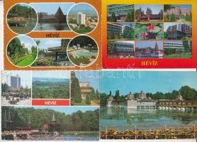 HÉVÍZ - 25 db MODERN város képeslap / 25 MODERN Hungarian town-view postcards