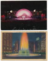 32 db MODERN amerikai és kanadai város képeslap, közte néhány régi / 32 MODERN American and Canadian...