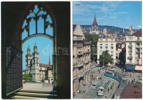 SVÁJC - 25 db MODERN város képeslap / SWITZERLAND - 25 MODERN town-view postcards