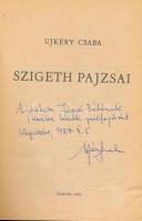 Ujkéry Csaba: Szigeth pajzsai. Szigetvár, 1987, Szigetvár Város Tanácsa. Kiadói papírkötés, minimáli...