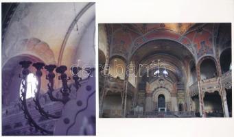 SZABADKA - 4 db MODERN zsinagóga képeslap / SUBOTICA - 4 modern synagogue postcards