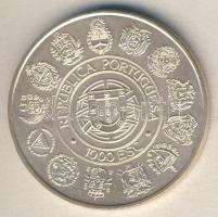Portugália 1992. 1000Esc Ag "Ibero-amerikai, hajó" T:BU
