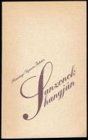 Reményi Gyenes István: Sanzonok hangján. Versek, műfordítások. Ruzicskay György illusztrációival. (Bp., 1986), Lapkiadó Vállalat. Első kiadás. Kiadói papírkötés. A szerző, Reményi Gyenes István (1909-2001) költő, műfordító, zenész által Jávori Béla (1931-2008) újságíró, főszerkesztő, fotóművész részére DEDIKÁLT példány.