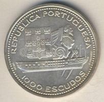 Portugália 1996. 1000Esc Ag "II.Ferdinánd és Gloria fregatt" T:BU