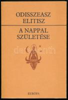 Odisszeasz Elitisz: A nappal születése. Vál., az utószót és a jegyzeteket írta: Szabó Kálmán. Ford.: Képes Géza, Papp Árpád, Szabó Kálmán, Székely Magda. Bp., 1981, Európa. Kiadói papírkötés. Megjelent 1700 példányban. A kötet egyik fordítója, Papp Árpád (1937-2010) költő, irodalomtörténész, műfordító által Jávori Béla (1931-2008) újságíró, főszerkesztő, fotóművész részére DEDIKÁLT.