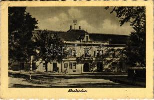 1942 Alsólendva, Dolnja Lendava; Korona szálloda és vendéglő. Balkányi Elek kiadása / hotel and restaurant (EK)